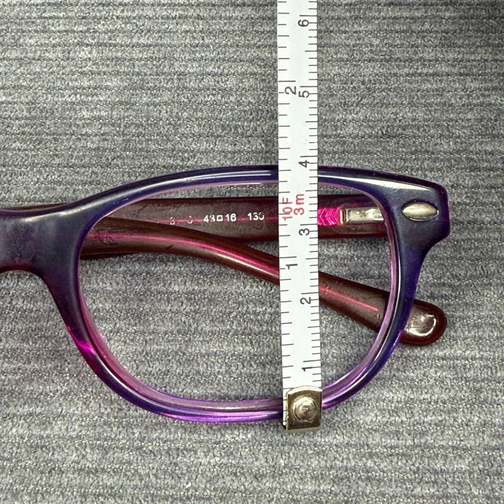 Ray-Ban Purple Magenta Gradient Rectangular Eyeglass Frames 48-16-130 RB1531